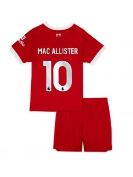 Liverpool Alexis Mac Allister #10 Replika Hemmakläder Barn 2023-24 Kortärmad (+ byxor)